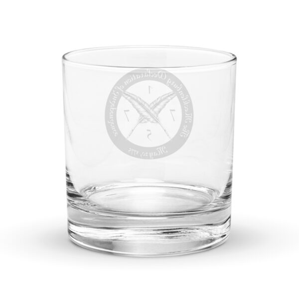 Drinkware-Mecklenburg Declaration Rocks Glass - Image 4